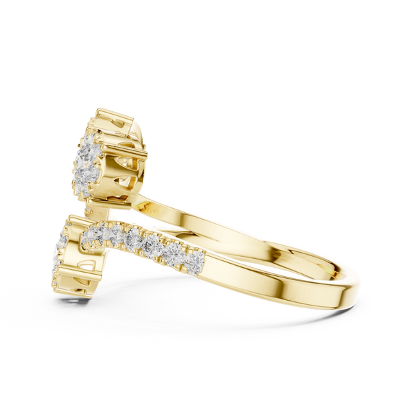 Blissful lab grown diamond women's ring