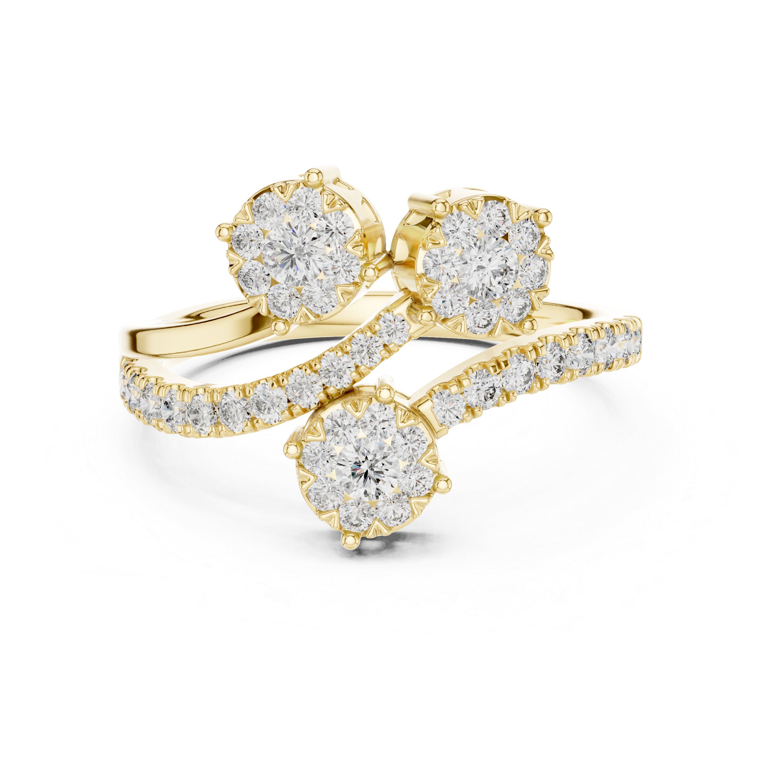 Blissful lab grown diamond women's ring