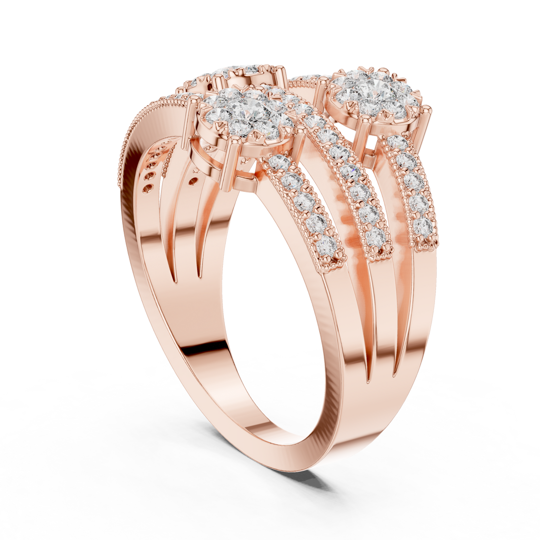 Idyllic lab grown diamond women's ring