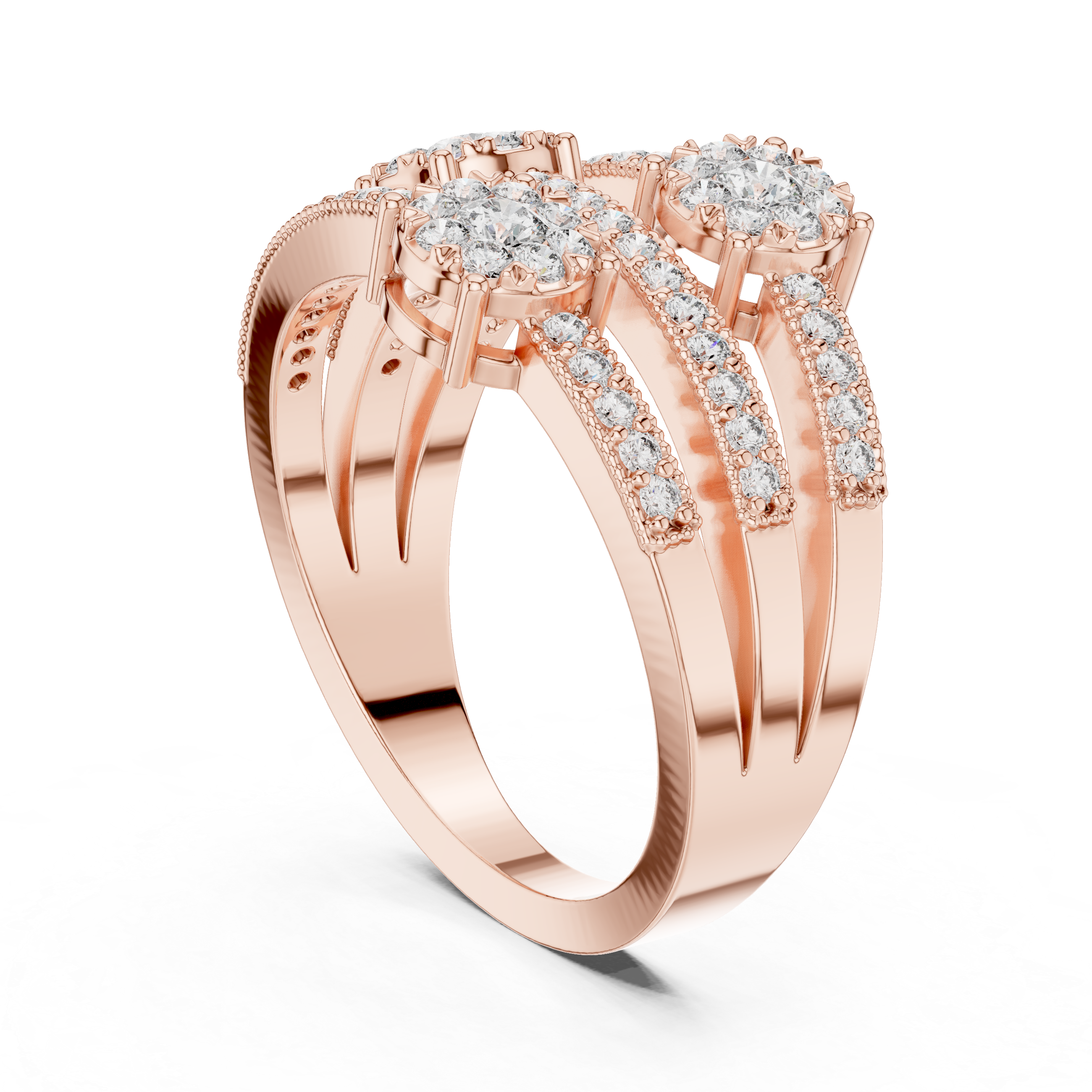 Idyllic lab grown diamond women's ring