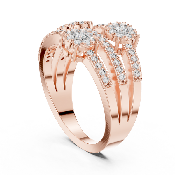 Idyllic lab grown diamond women's ring