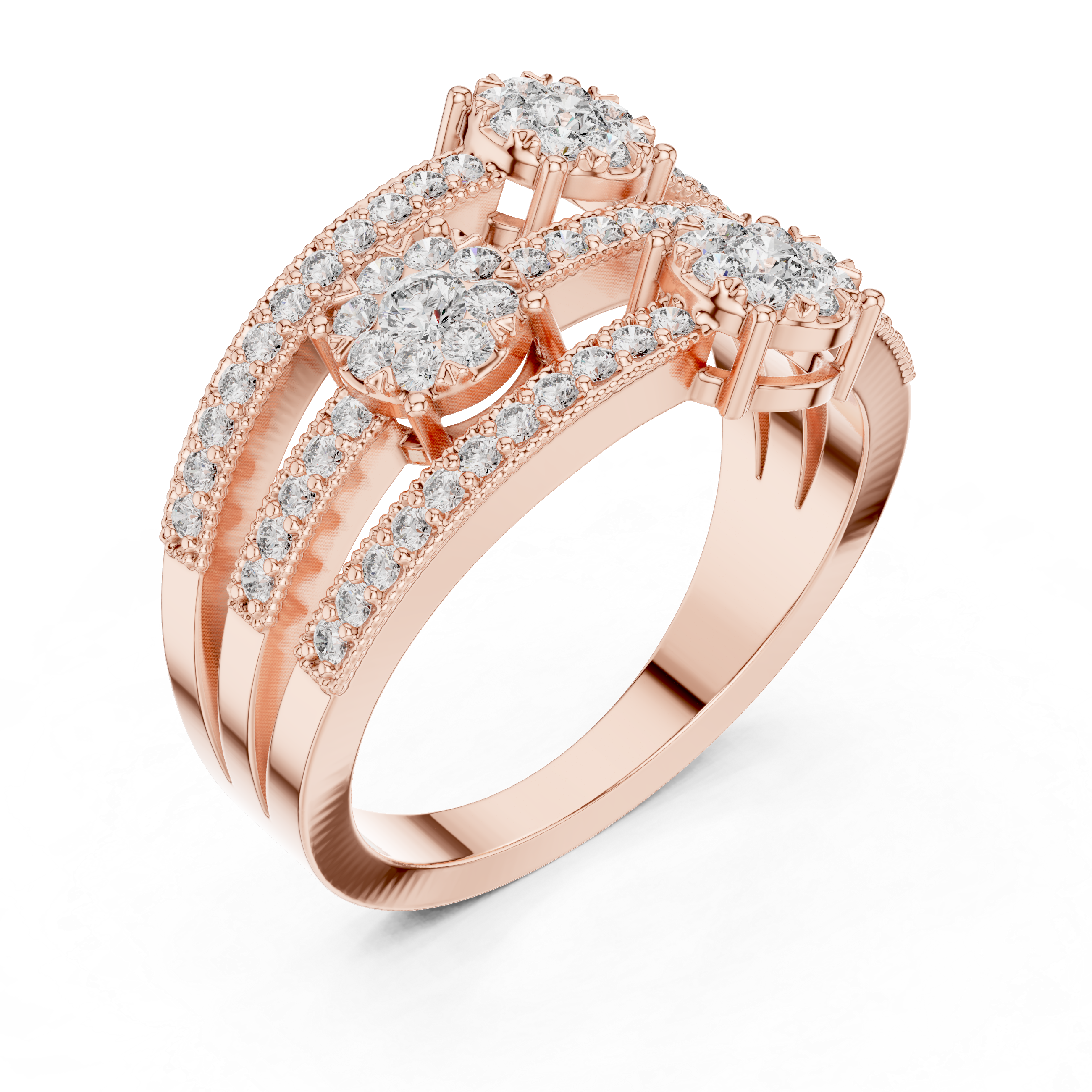 Idyllic lab grown diamond women's ring