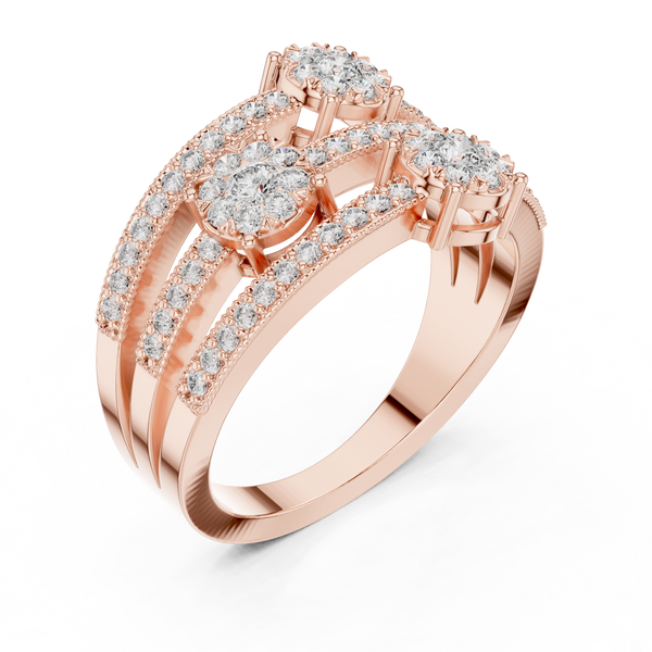 Idyllic lab grown diamond women's ring