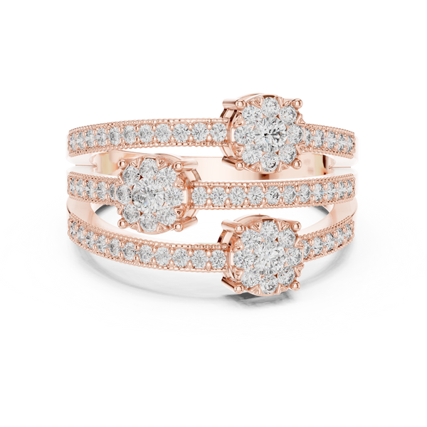 Idyllic lab grown diamond women's ring