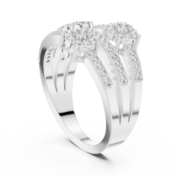 Idyllic lab grown diamond women's ring