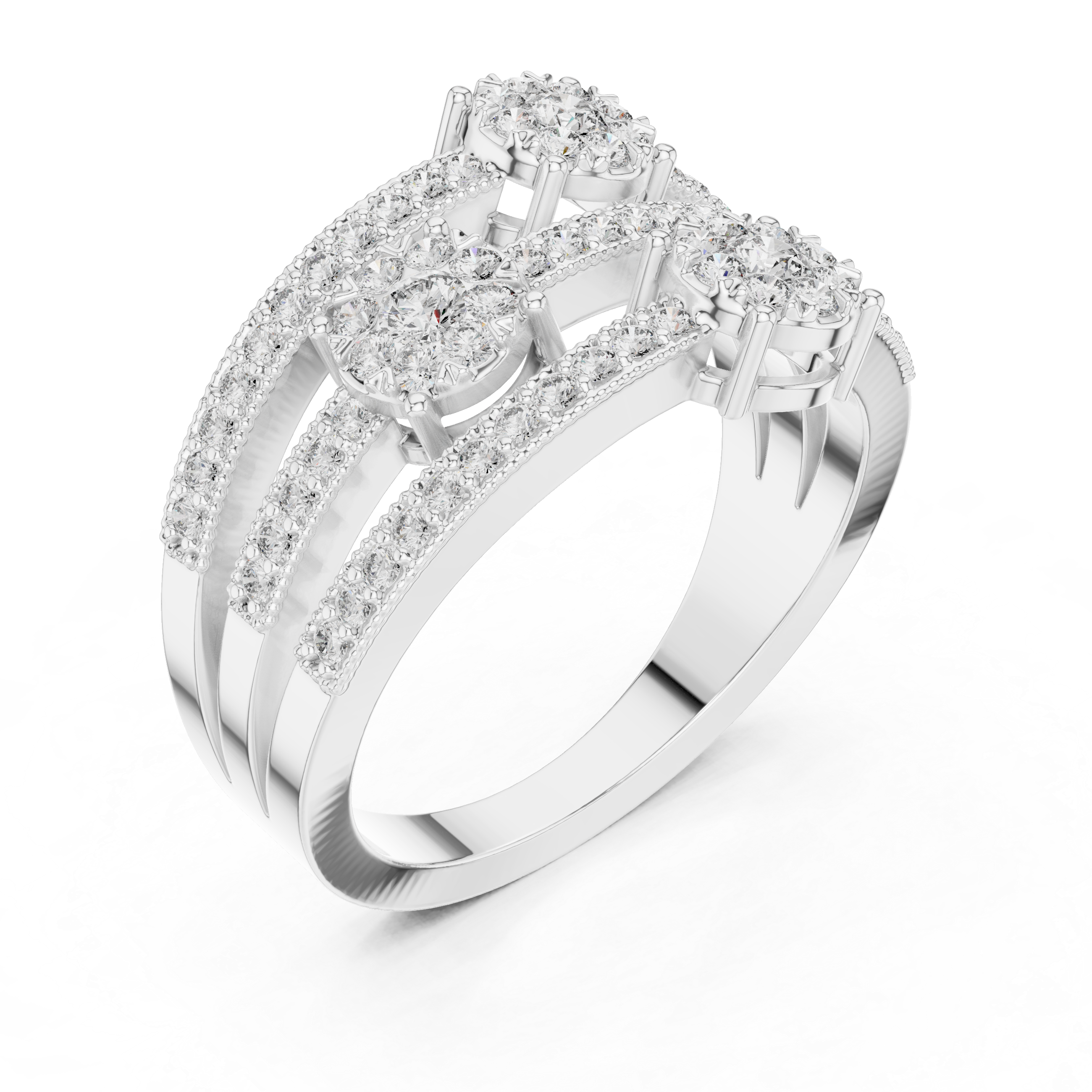 Idyllic lab grown diamond women's ring