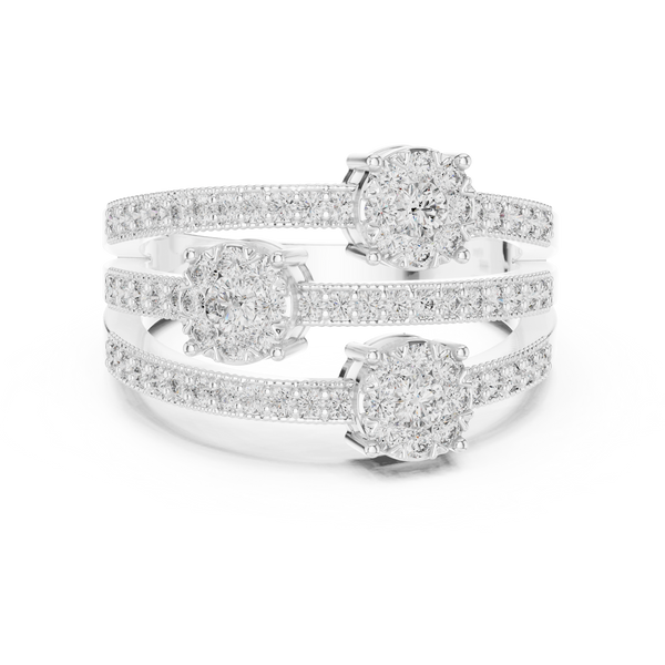 Idyllic lab grown diamond women's ring