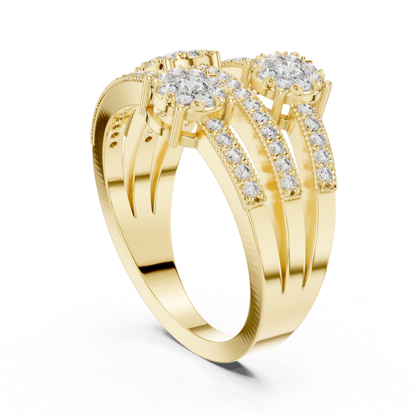 Idyllic lab grown diamond women's ring