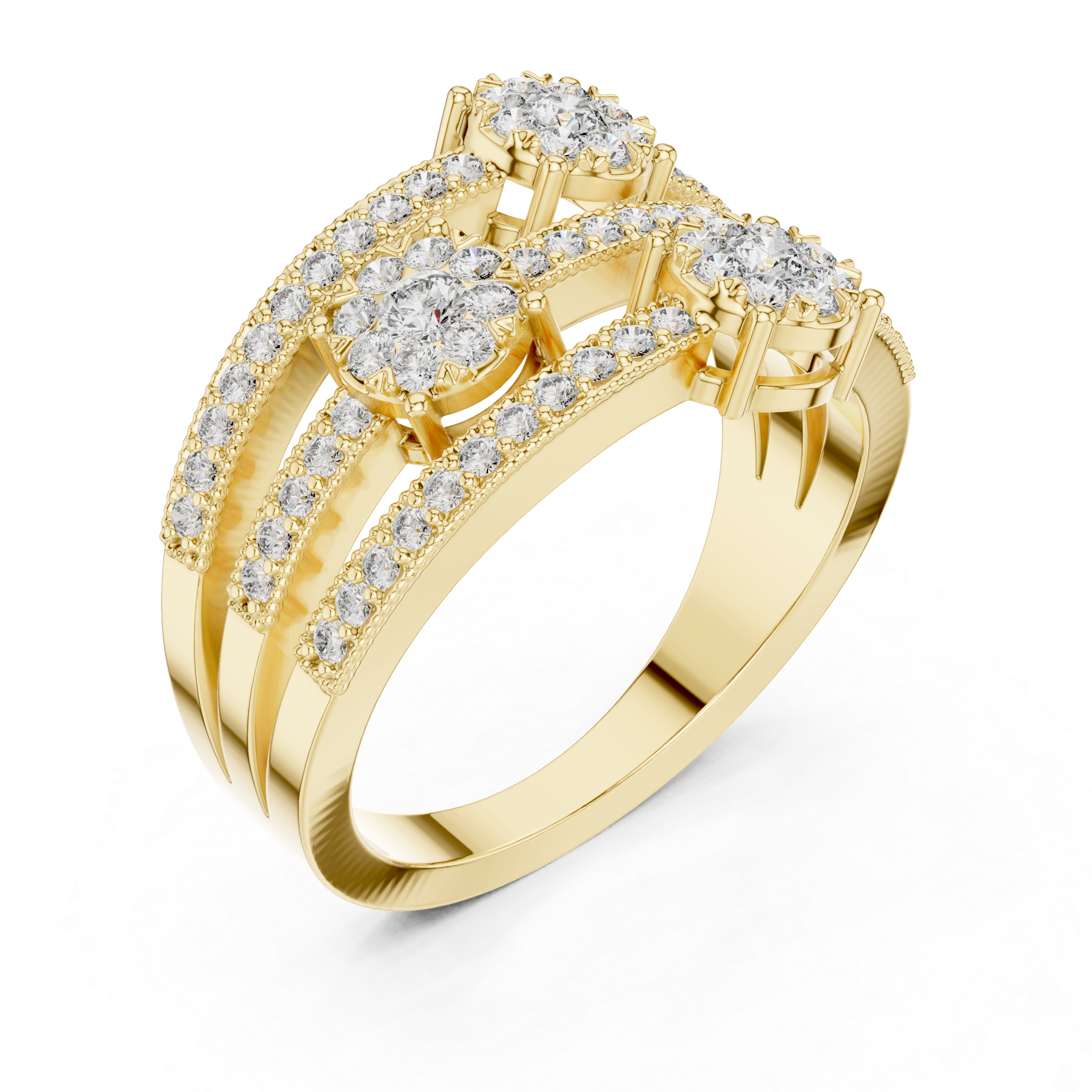Idyllic lab grown diamond women's ring