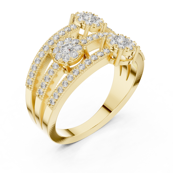 Idyllic lab grown diamond women's ring
