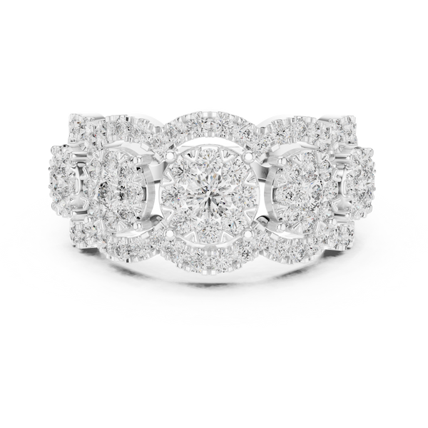 Hidden Gem lab grown diamond ring