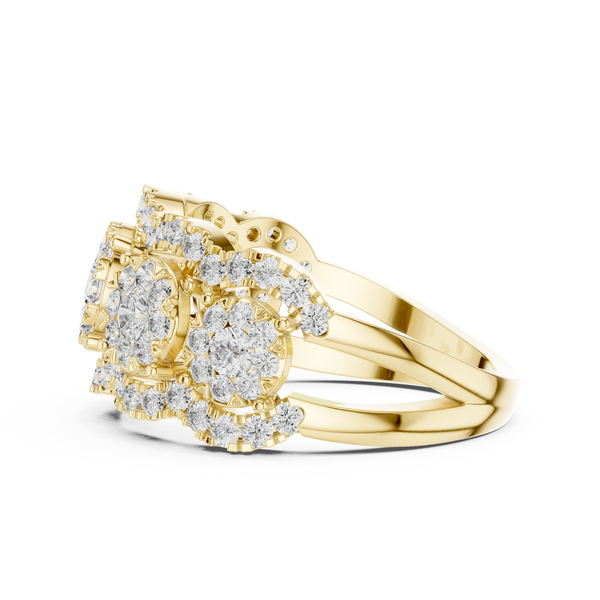 Hidden Gem lab grown diamond ring