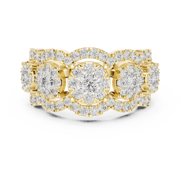 Hidden Gem lab grown diamond ring