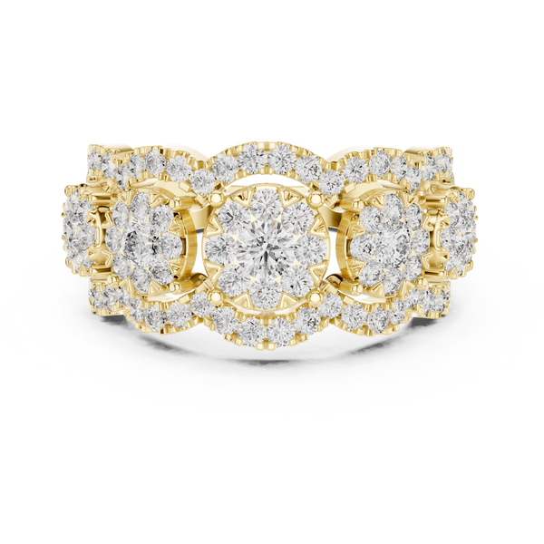 Hidden Gem lab grown diamond ring