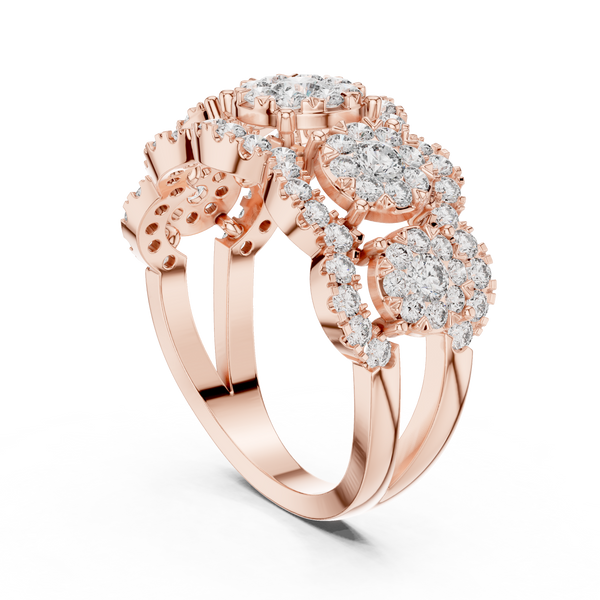 Hidden Gem lab grown diamond ring