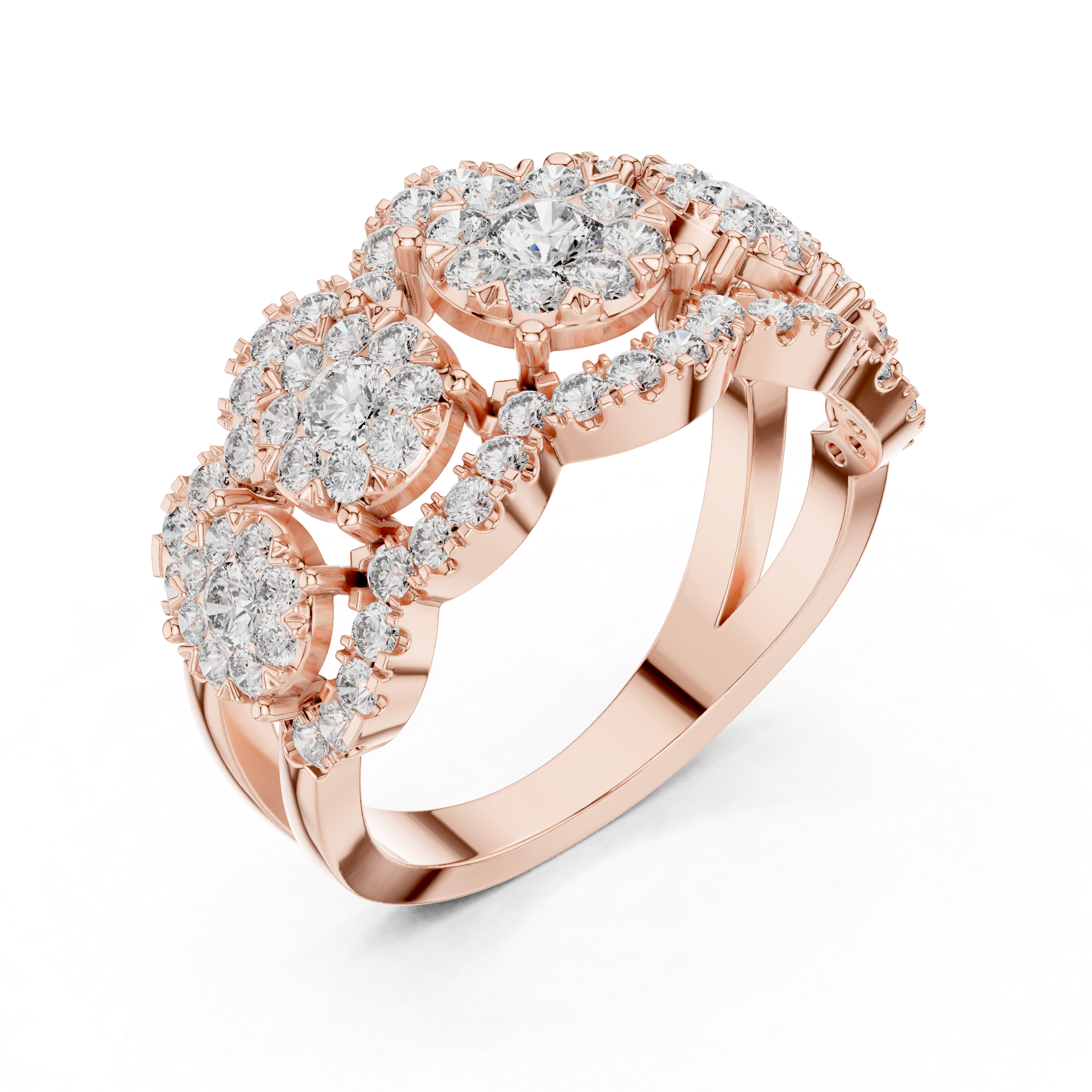 Hidden Gem lab grown diamond ring