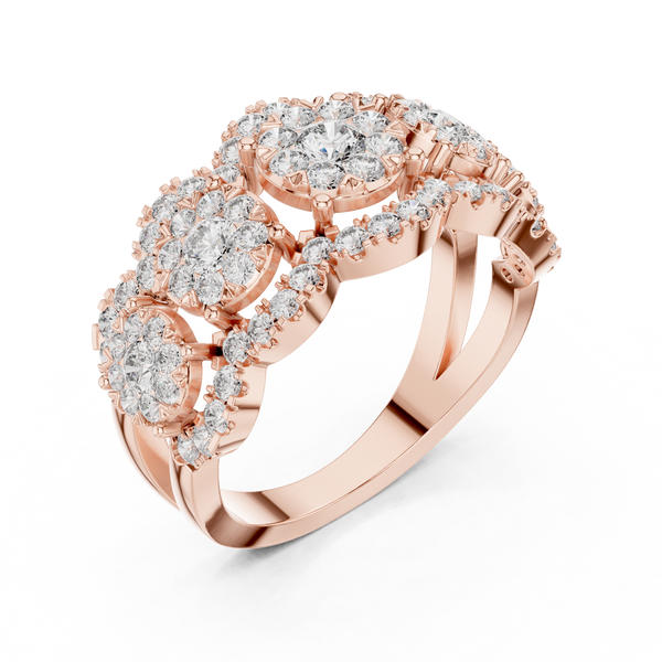 Hidden Gem lab grown diamond ring