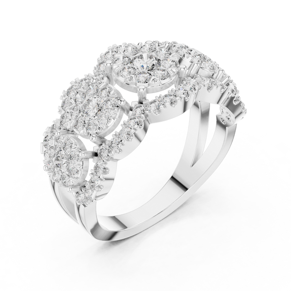 Hidden Gem lab grown diamond ring