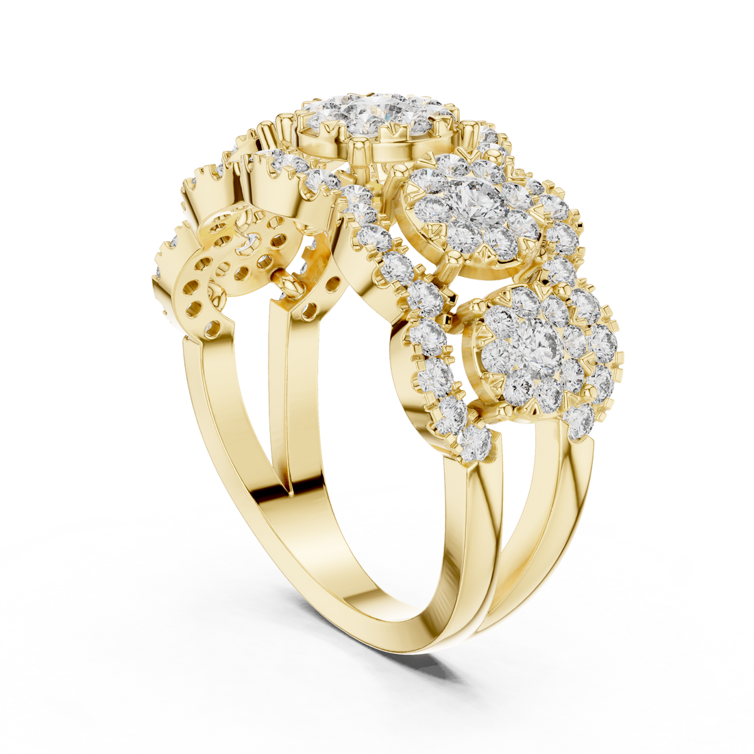 Hidden Gem lab grown diamond ring