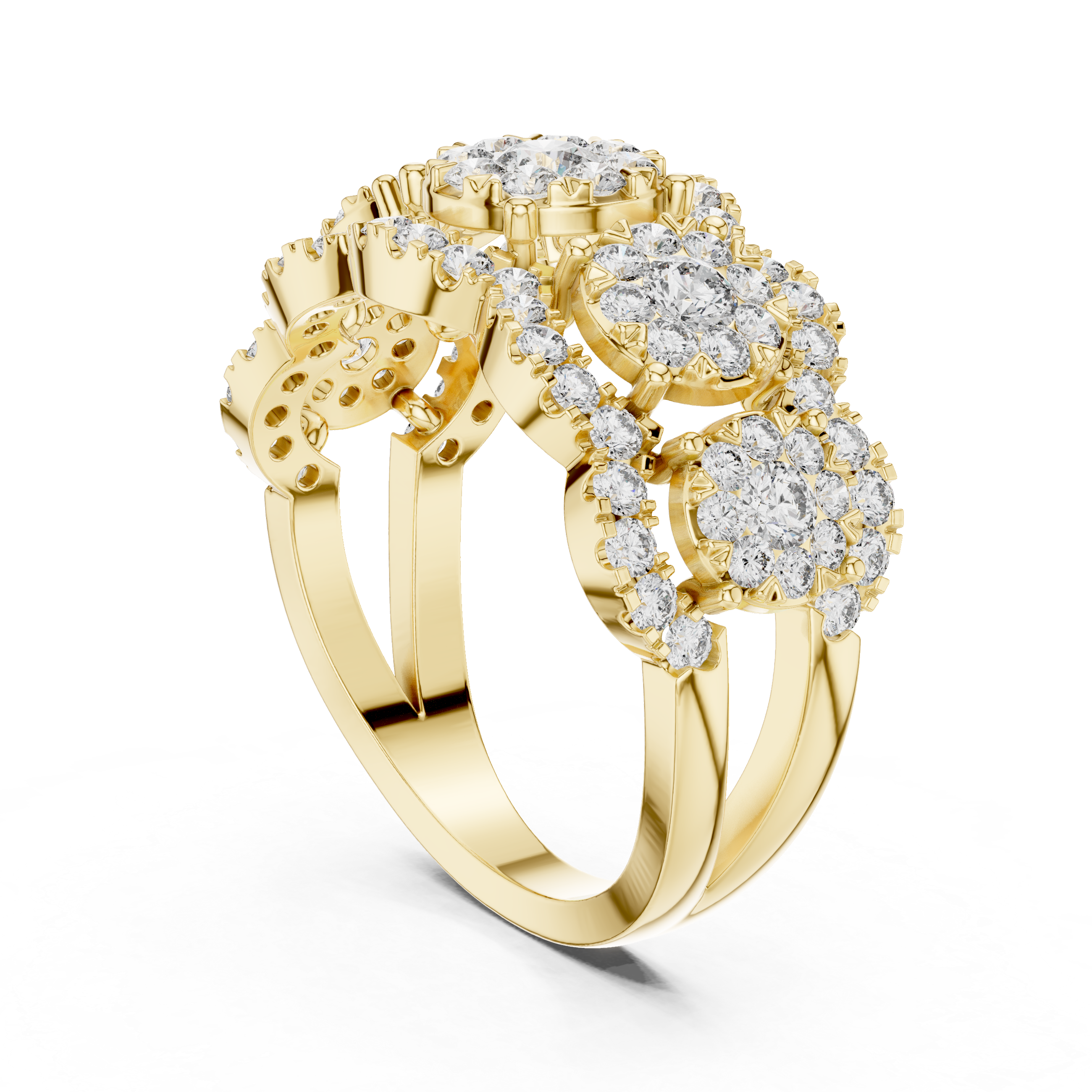 Hidden Gem lab grown diamond ring