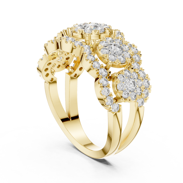 Hidden Gem lab grown diamond ring