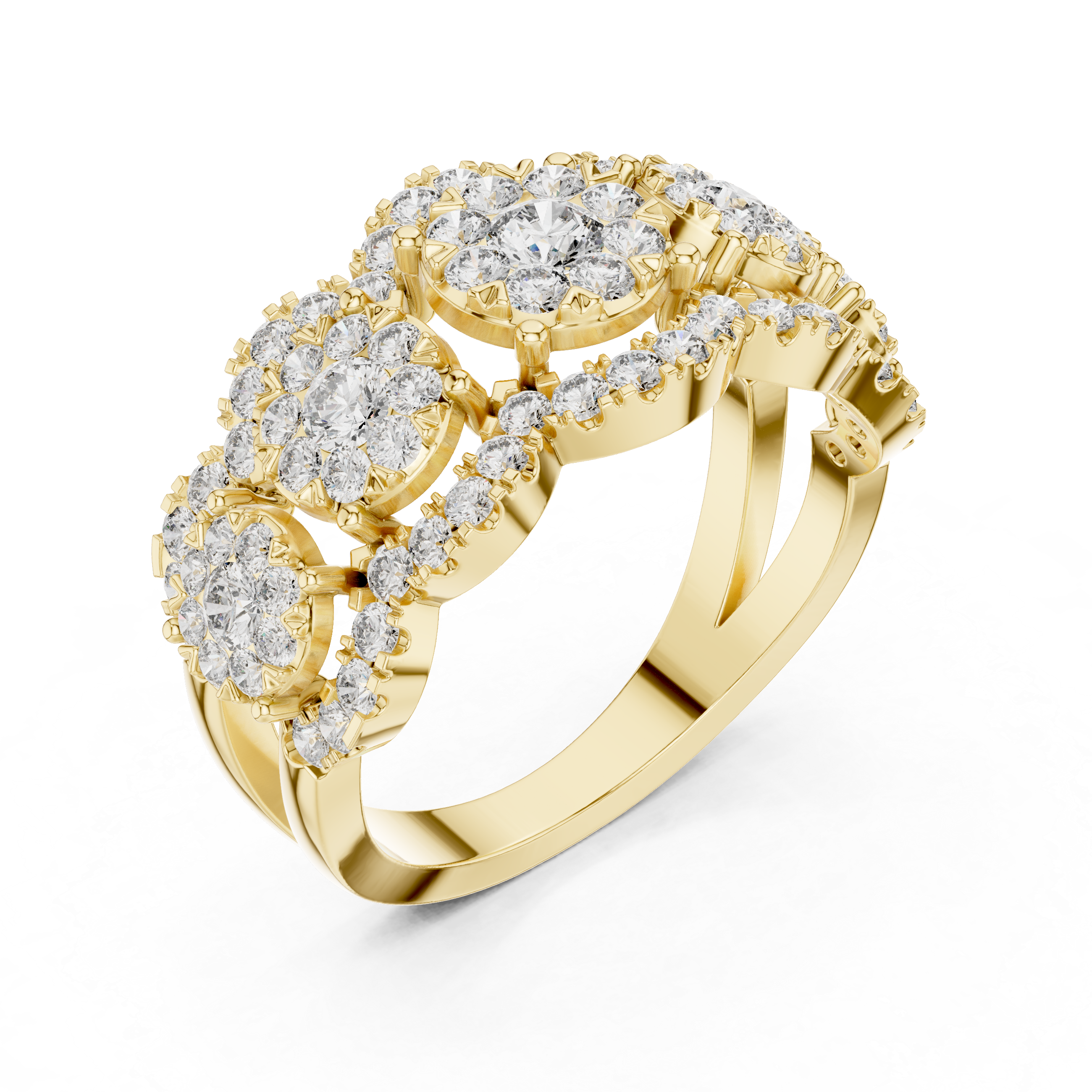 Hidden Gem lab grown diamond ring