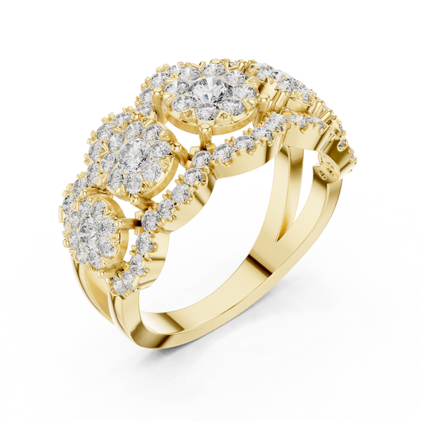 Hidden Gem lab grown diamond ring