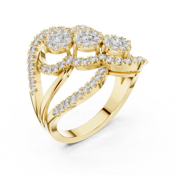 Noble Quest lab grown diamond ring