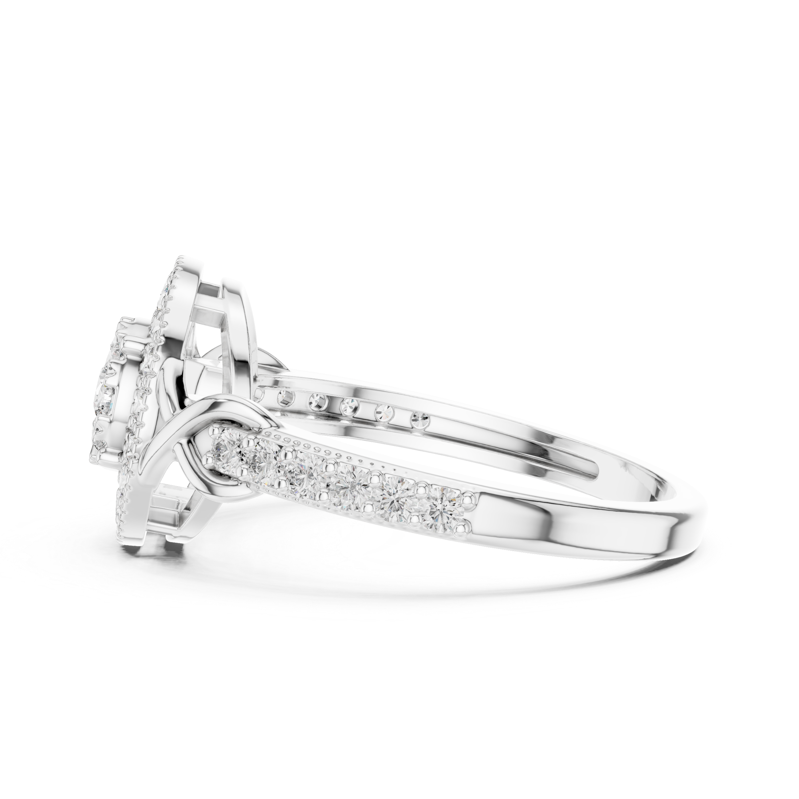 Grand Estate lab grown diamond ring