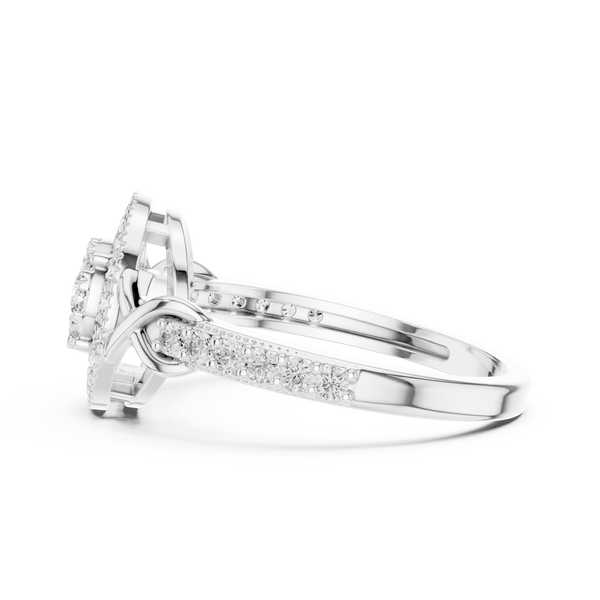 Grand Estate lab grown diamond ring