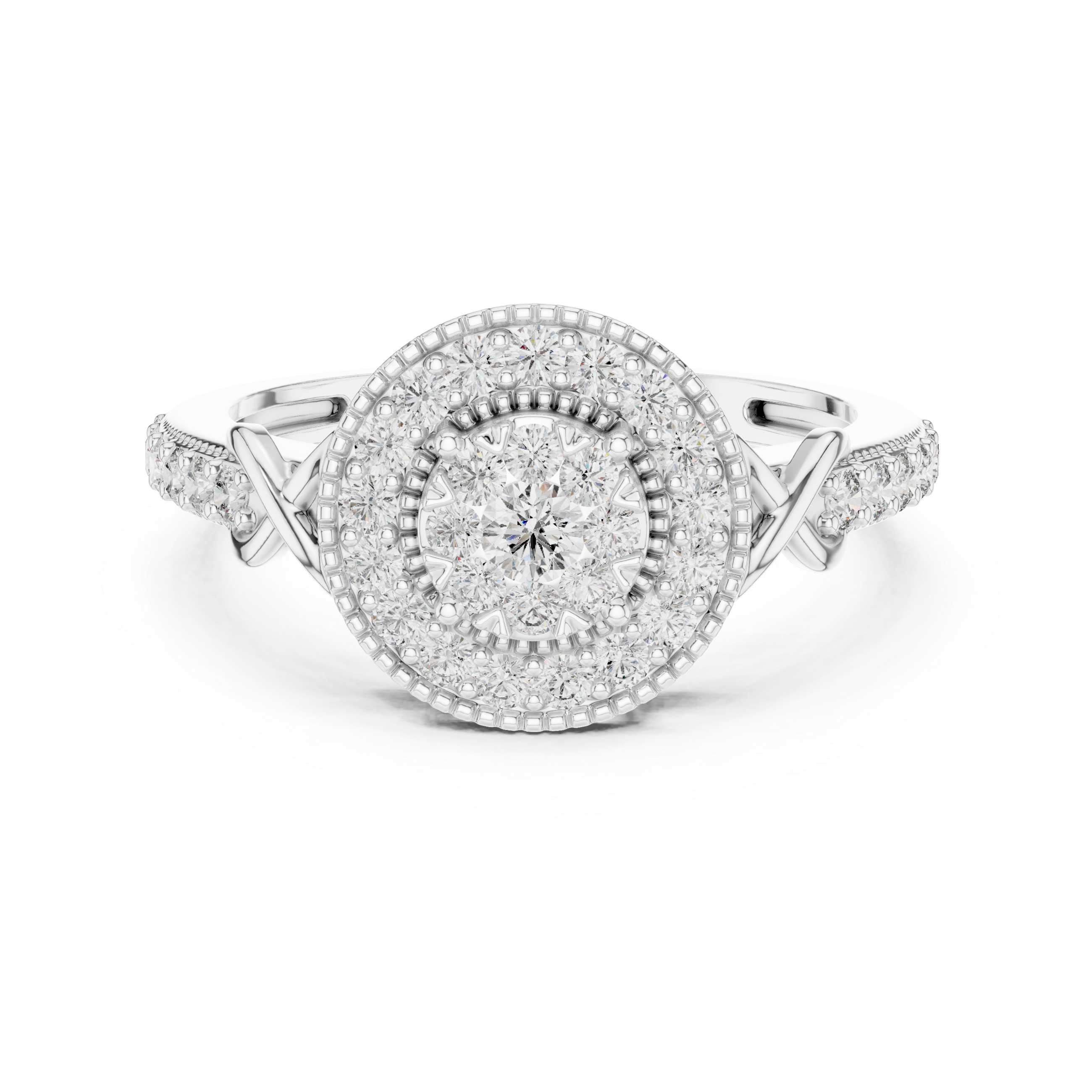 Grand Estate lab grown diamond ring