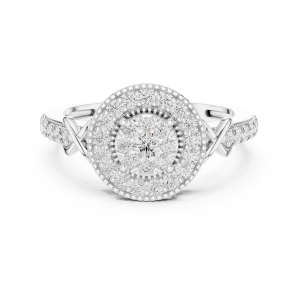 Grand Estate lab grown diamond ring