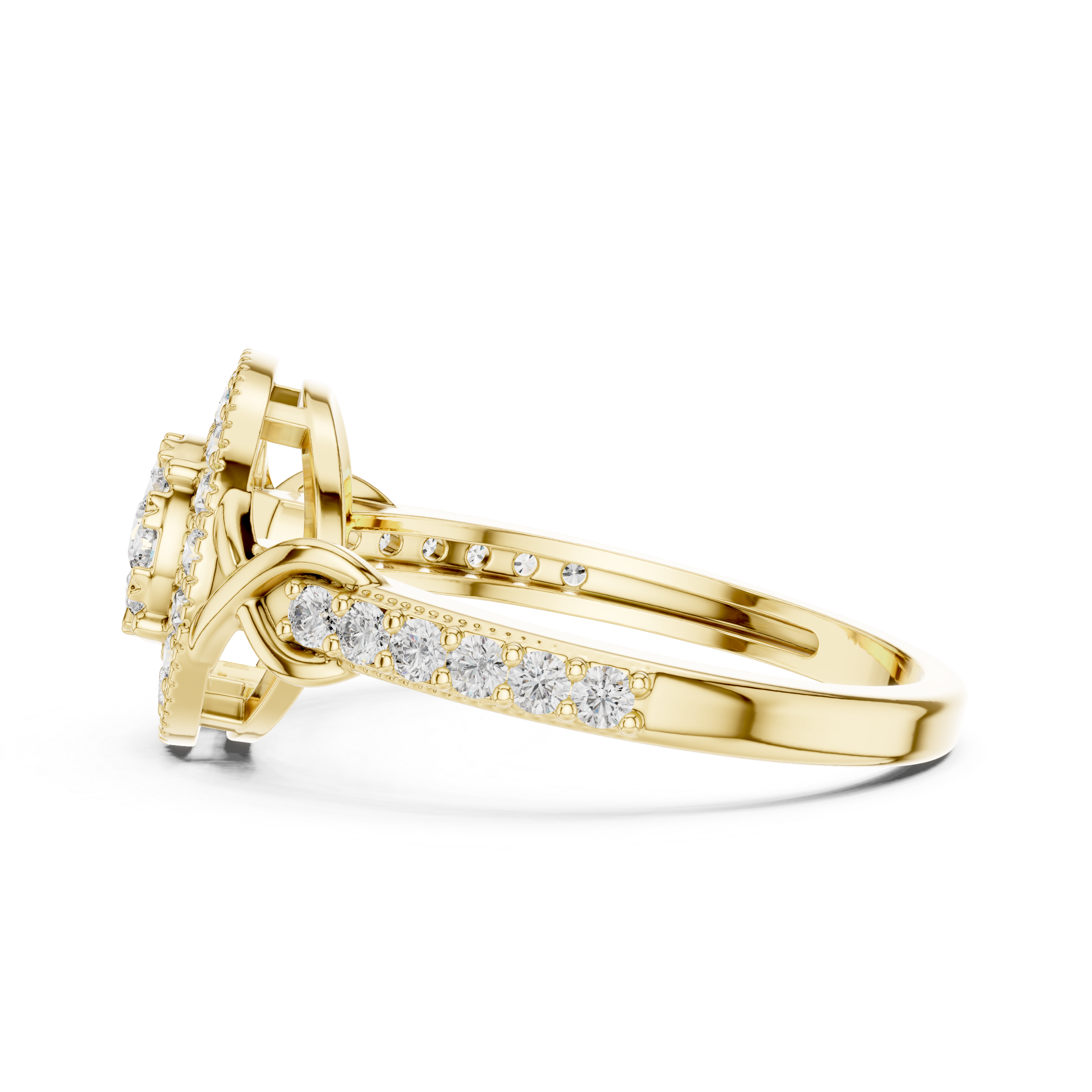 Grand Estate lab grown diamond ring