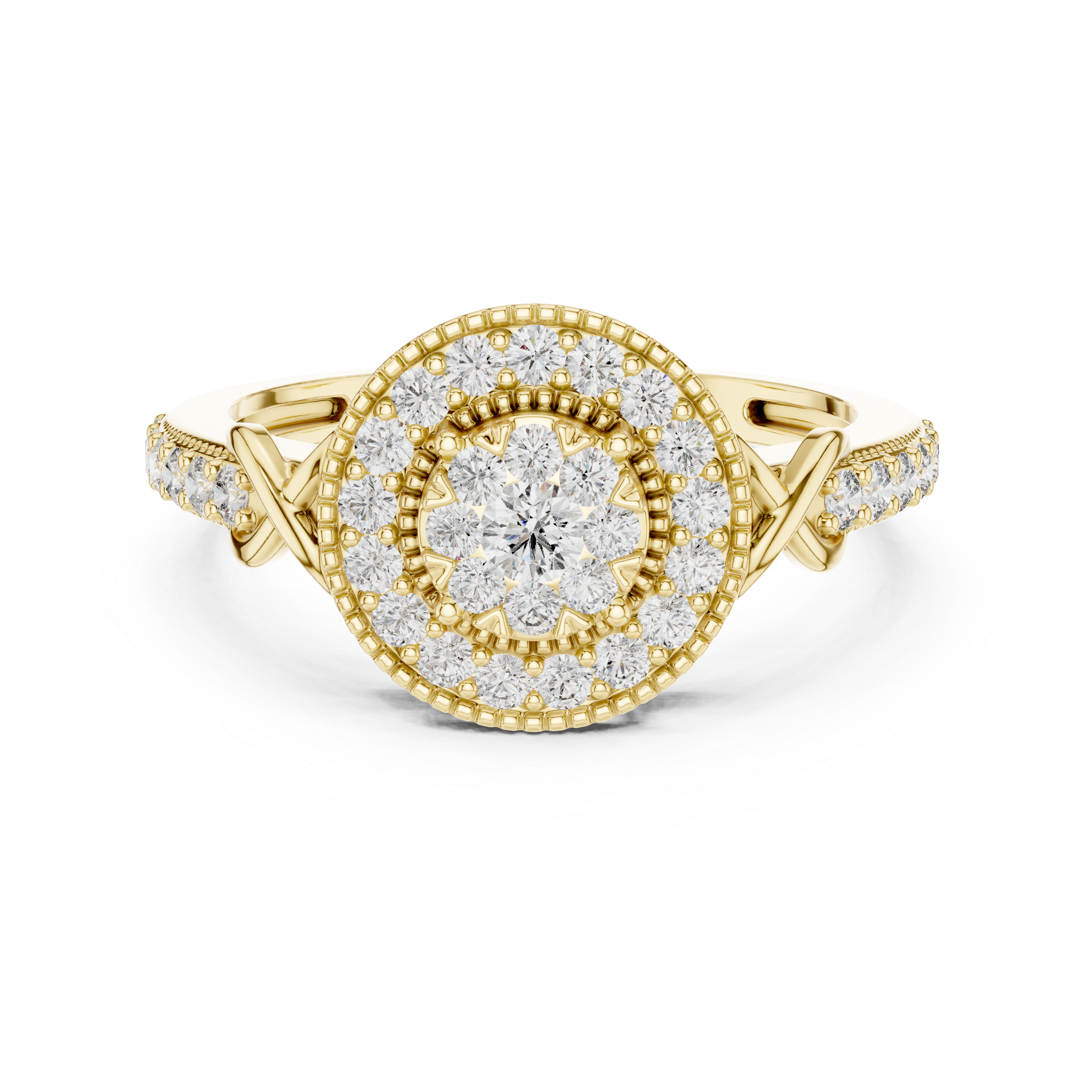Grand Estate lab grown diamond ring