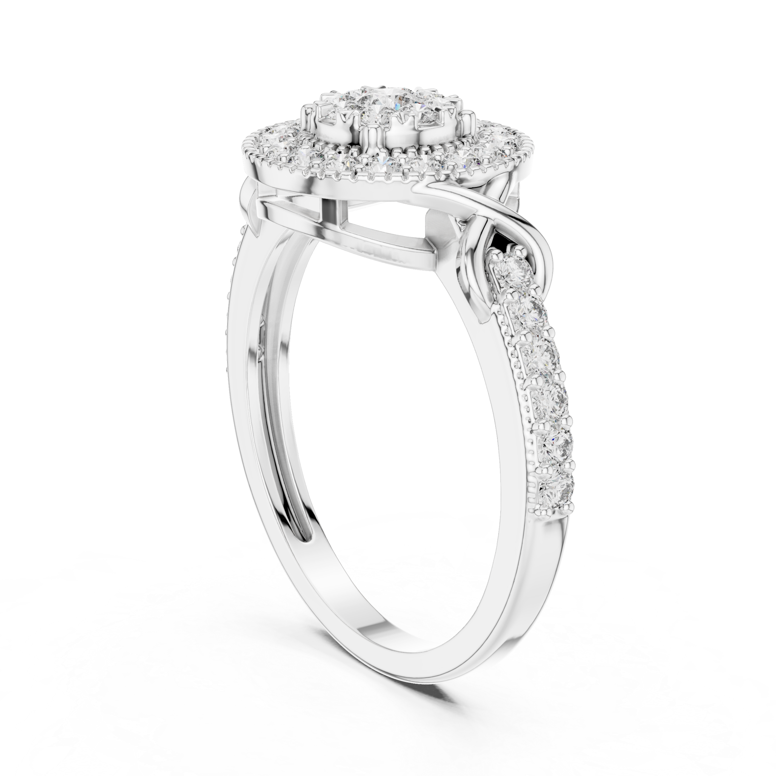Grand Estate lab grown diamond ring