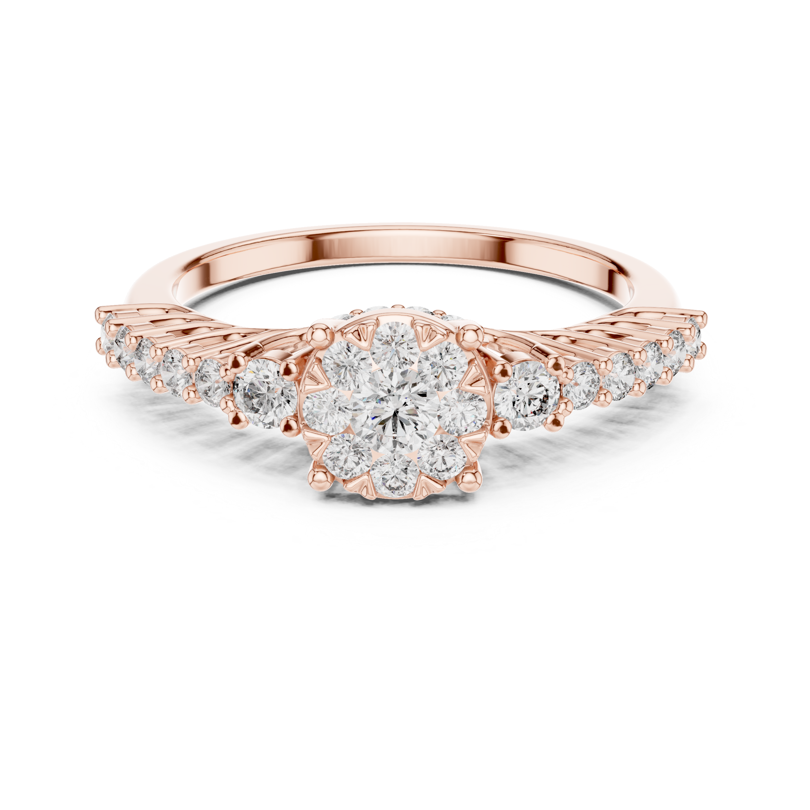 Cosmic Dust lab grown diamond ring