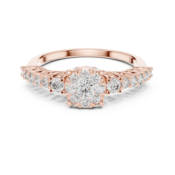 Cosmic Dust lab grown diamond ring