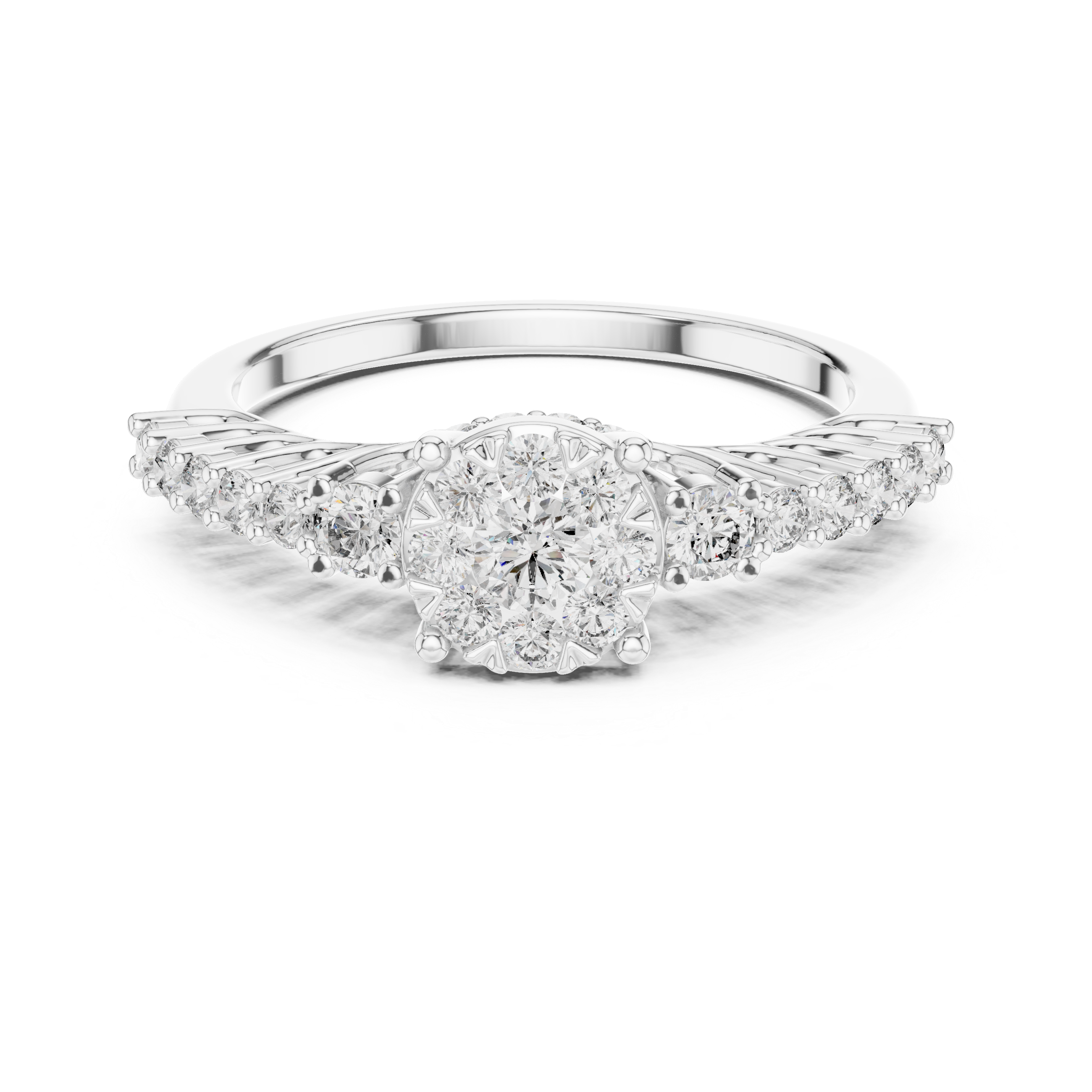 Cosmic Dust lab grown diamond ring