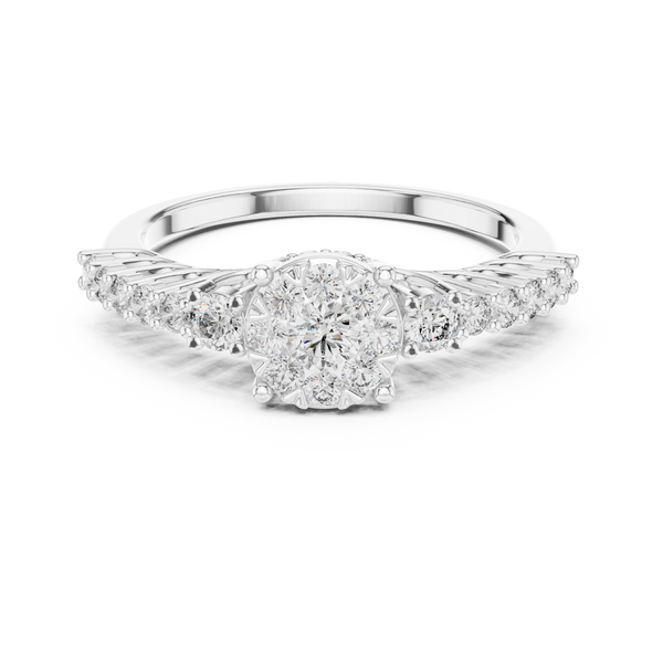 Cosmic Dust lab grown diamond ring
