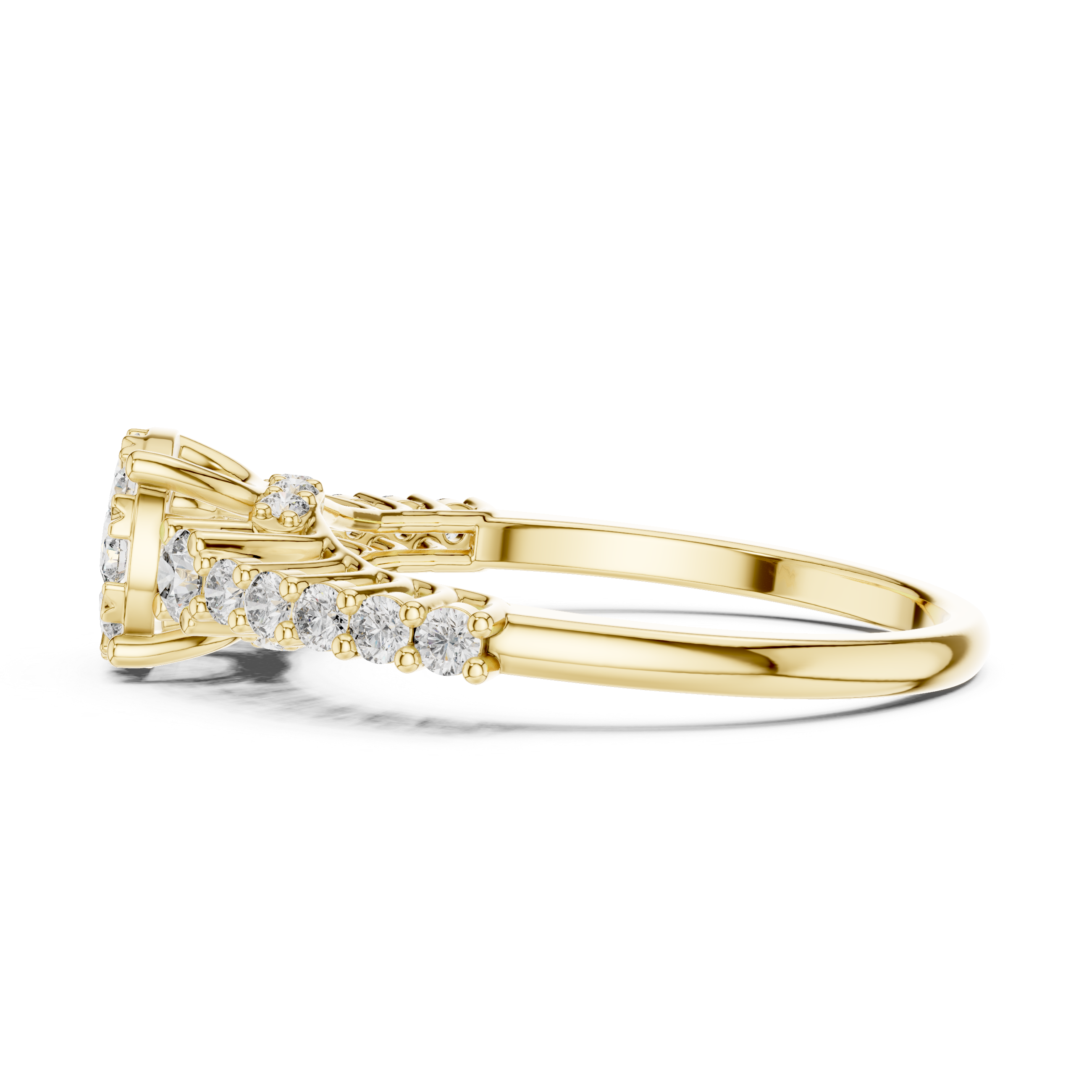 Cosmic Dust lab grown diamond ring