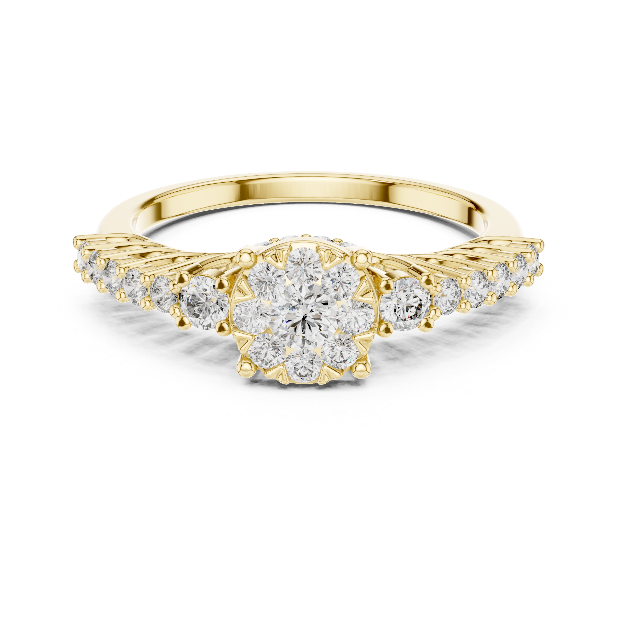 Cosmic Dust lab grown diamond ring