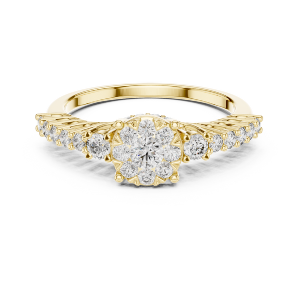 Cosmic Dust lab grown diamond ring