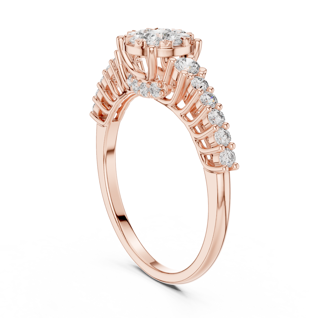 Cosmic Dust lab grown diamond ring