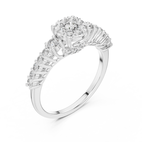 Cosmic Dust lab grown diamond ring