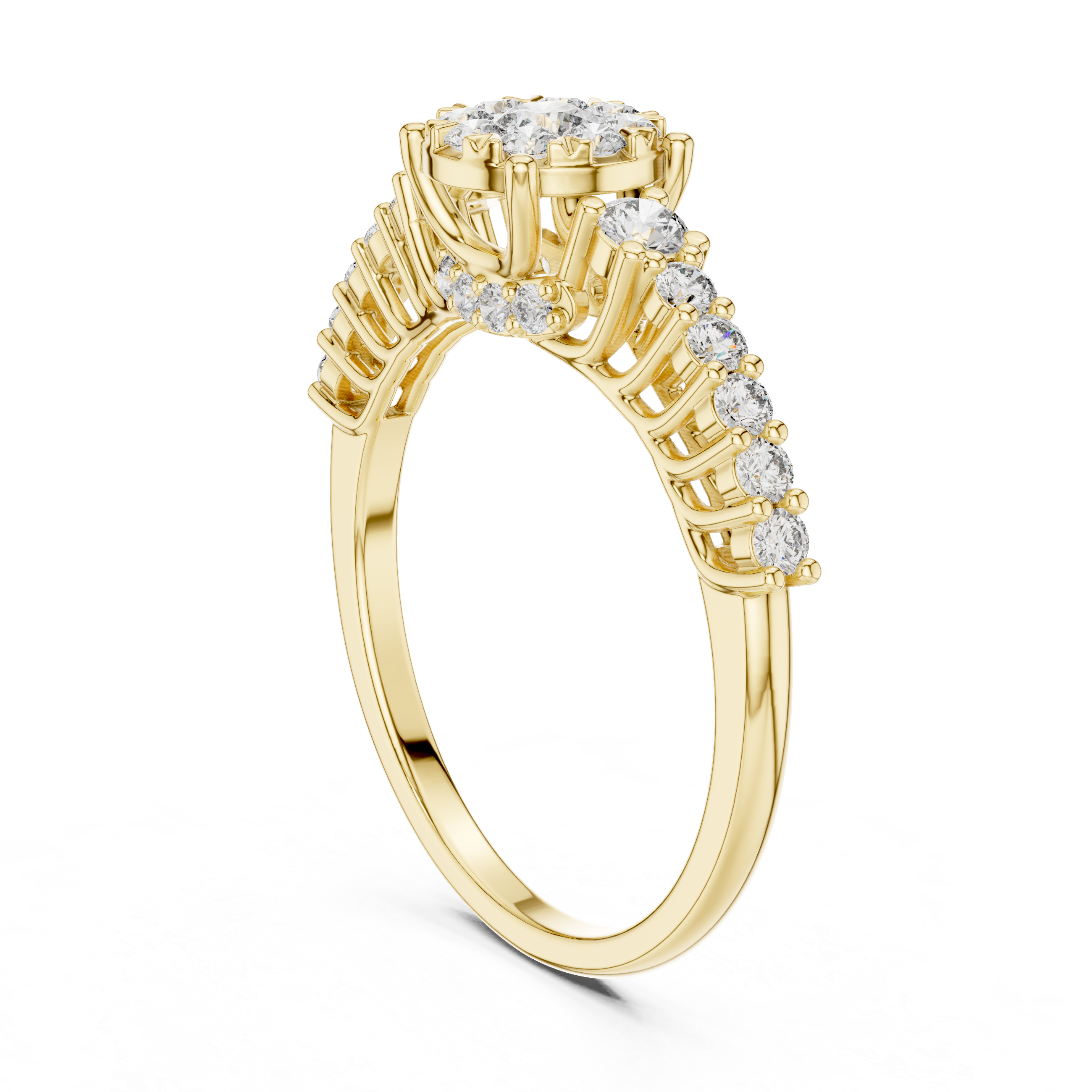 Cosmic Dust lab grown diamond ring