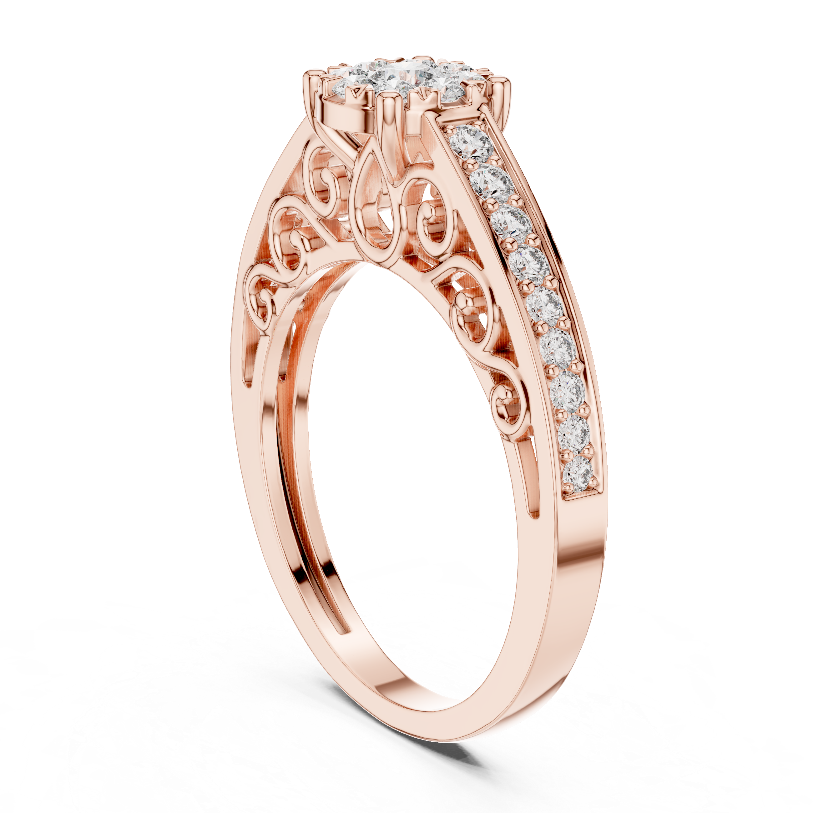 Astral Plane lab grown diamond ring