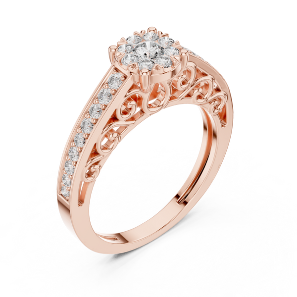 Astral Plane lab grown diamond ring