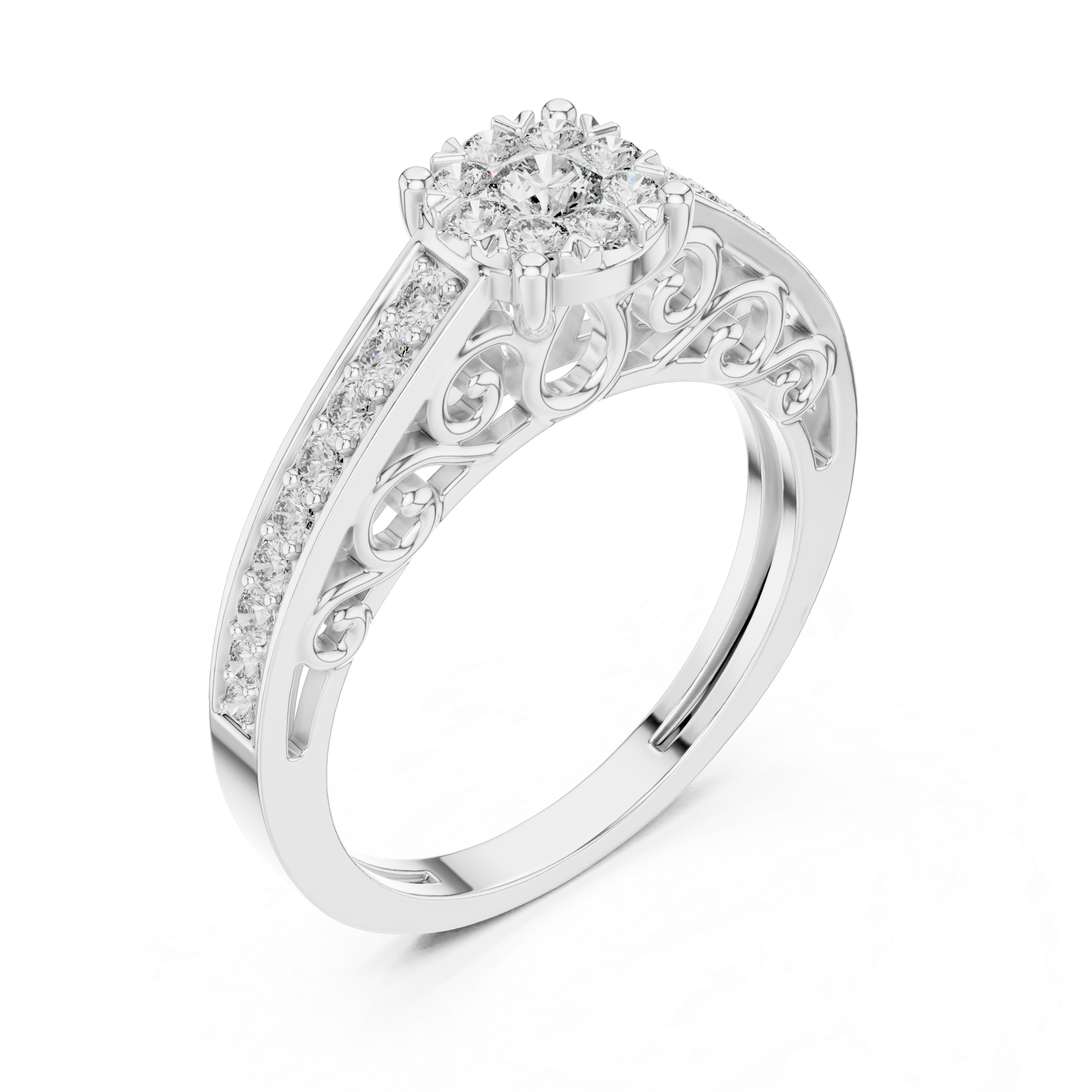 Astral Plane lab grown diamond ring