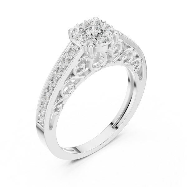 Astral Plane lab grown diamond ring