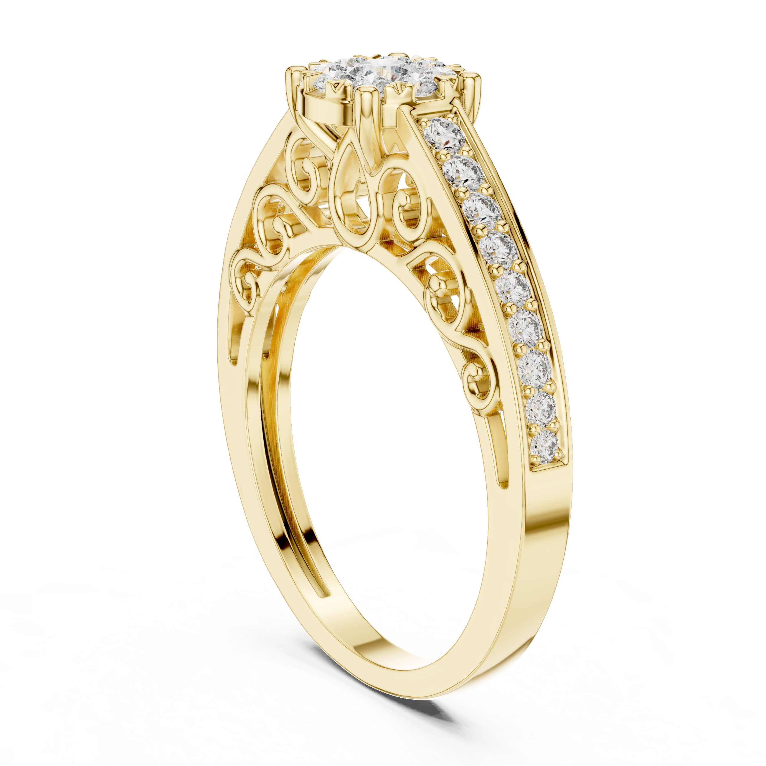 Astral Plane lab grown diamond ring
